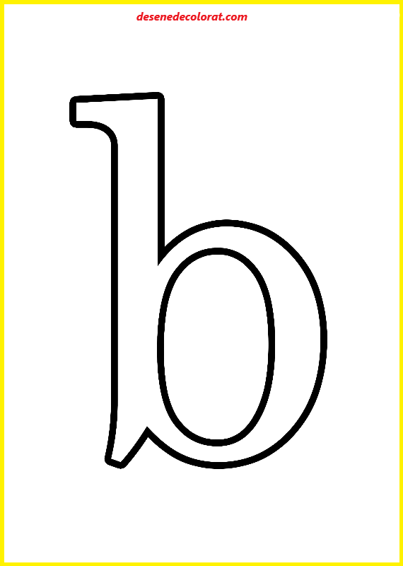 LETTER COLORING PAGES